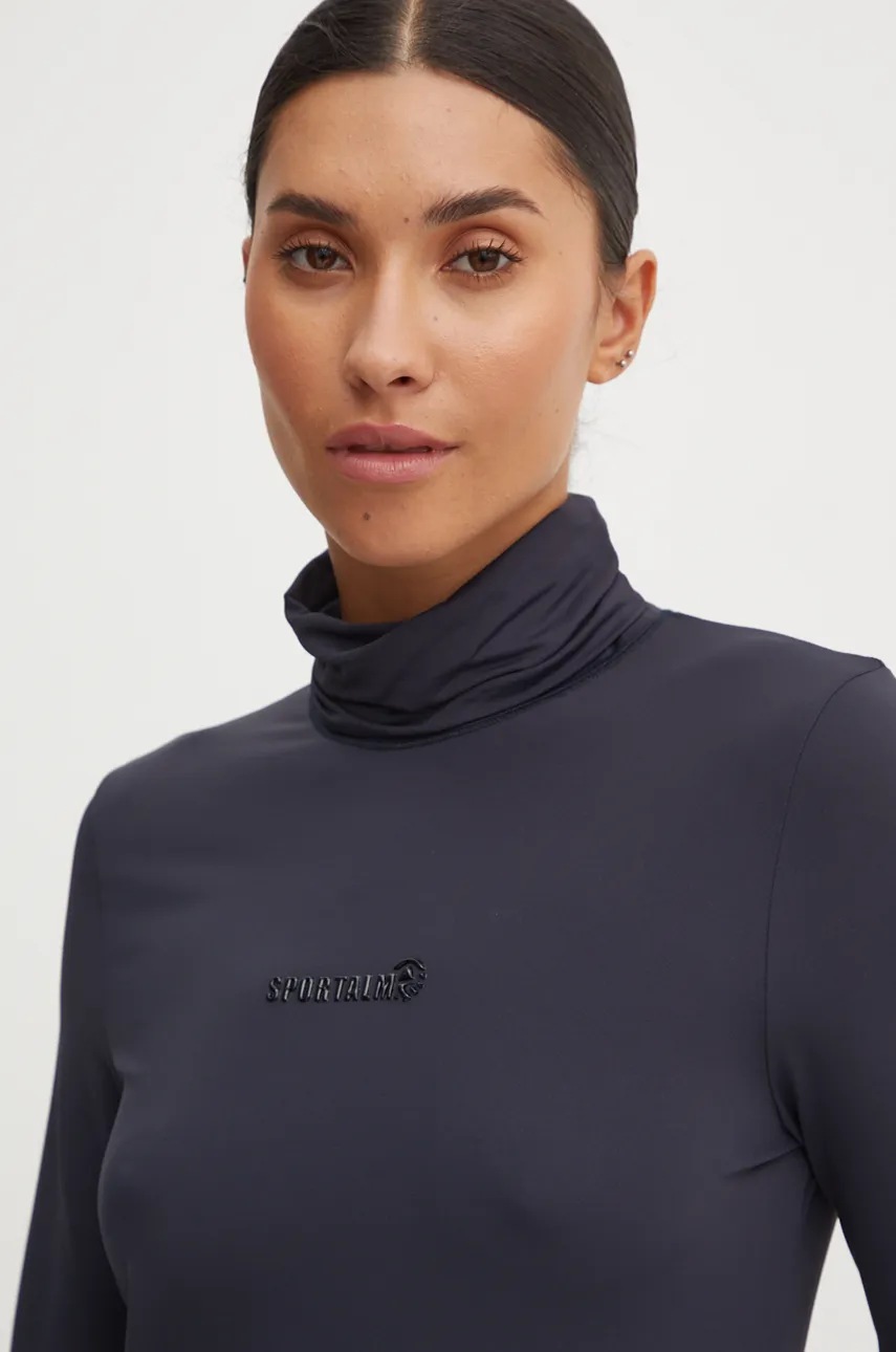 Longsleeve Sportalm χρώμα: μαύρο, 1852520699 φωτογραφία