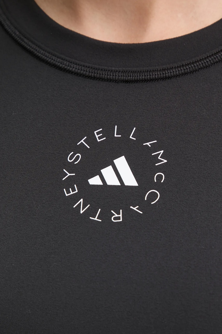 Μακρυμάνικο προπόνησης adidas by Stella McCartney TrueStrenght χρώμα: μαύρο, IW3859 φωτογραφία