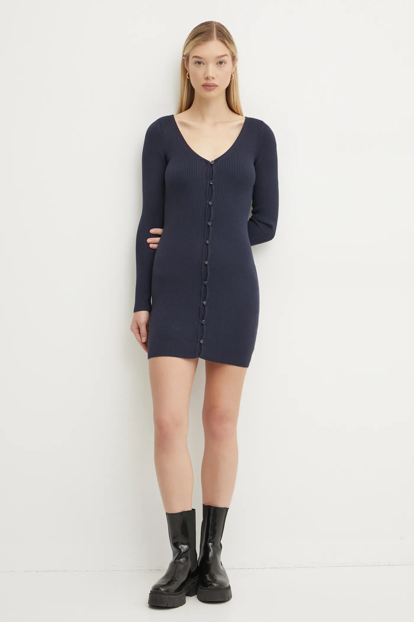 Φόρεμα Abercrombie & Fitch χρώμα: ναυτικό μπλε, KI159-5073 φωτογραφία