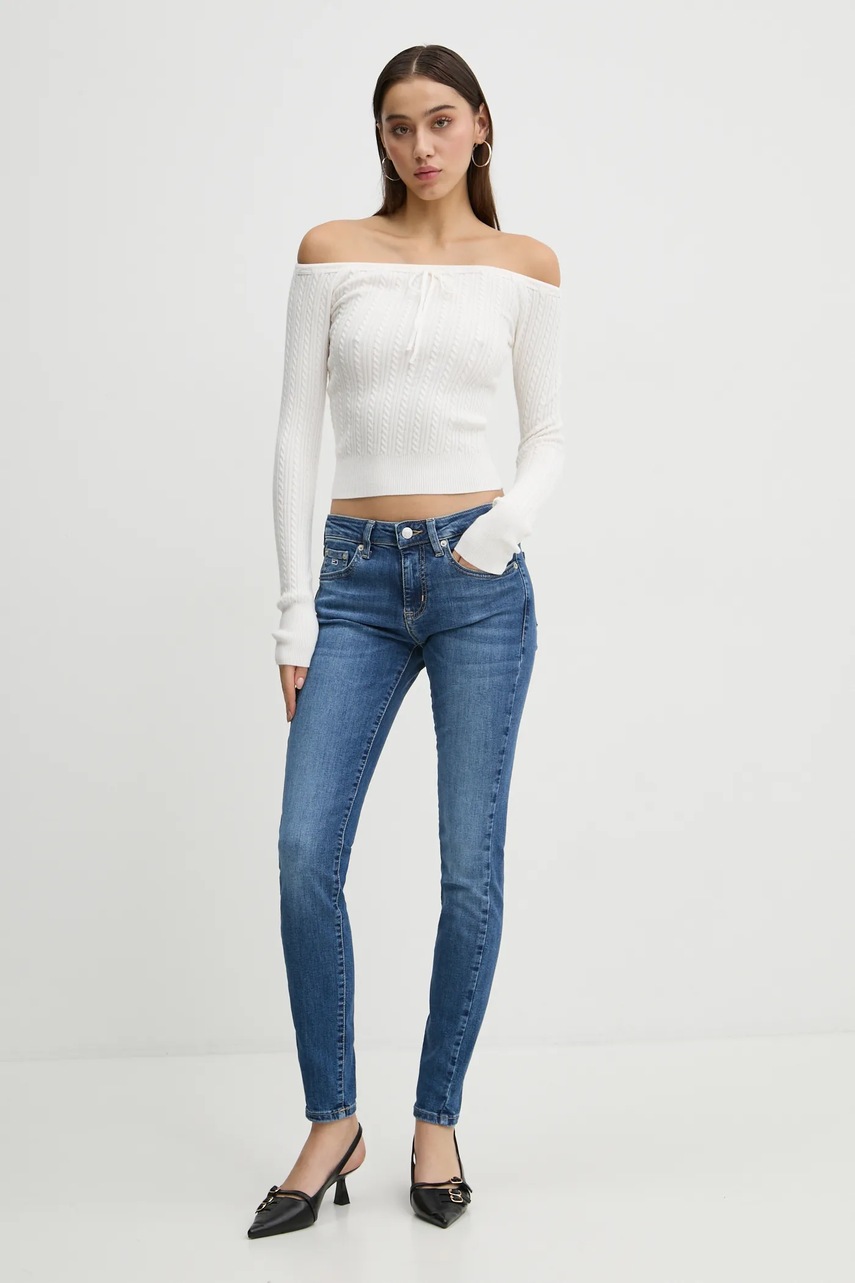 Πουλόβερ Hollister Co. χρώμα: μπεζ, KI350-4258 φωτογραφία