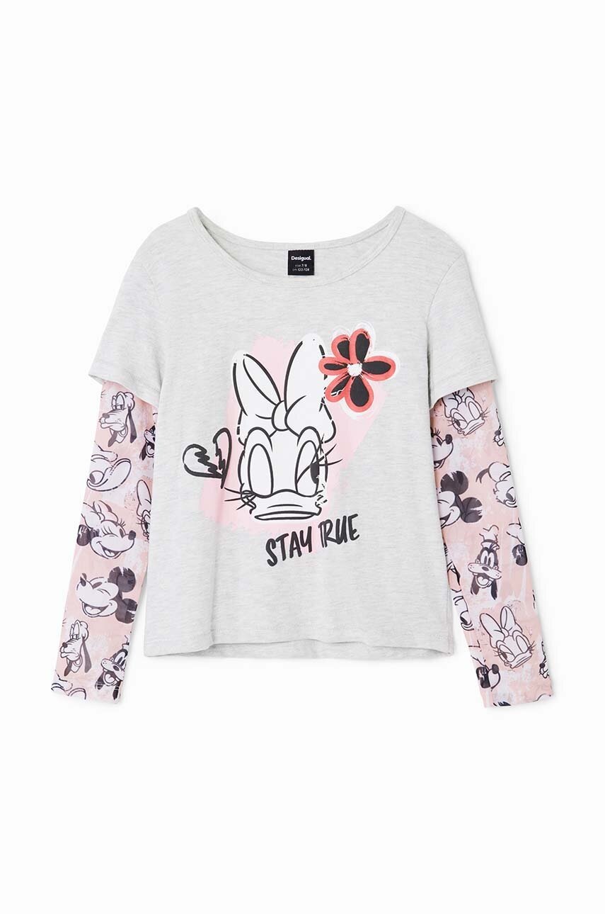 Детский лонгслив Desigual цвет серый 24WGTK09 во Львове Детский лонгслив Desigual цвет серый 24WGTK09 во Львове