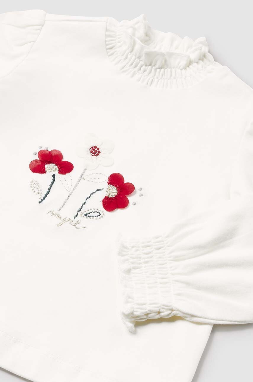 Лонгслив для младенцев Mayoral цвет розовый с полугольфом 2045