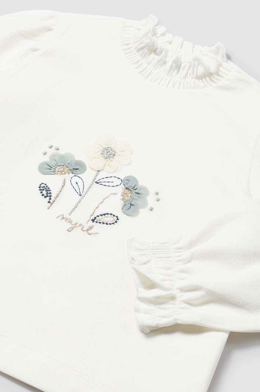 Лонгслів для немовлят Mayoral колір бірюзовий півгольф 2045