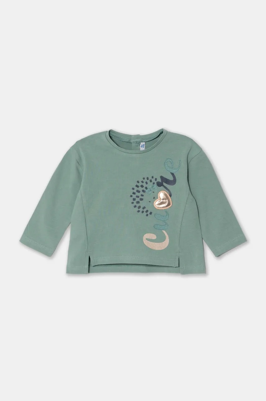 Mayoral longsleeve bebelusi culoarea turcoaz, 2050