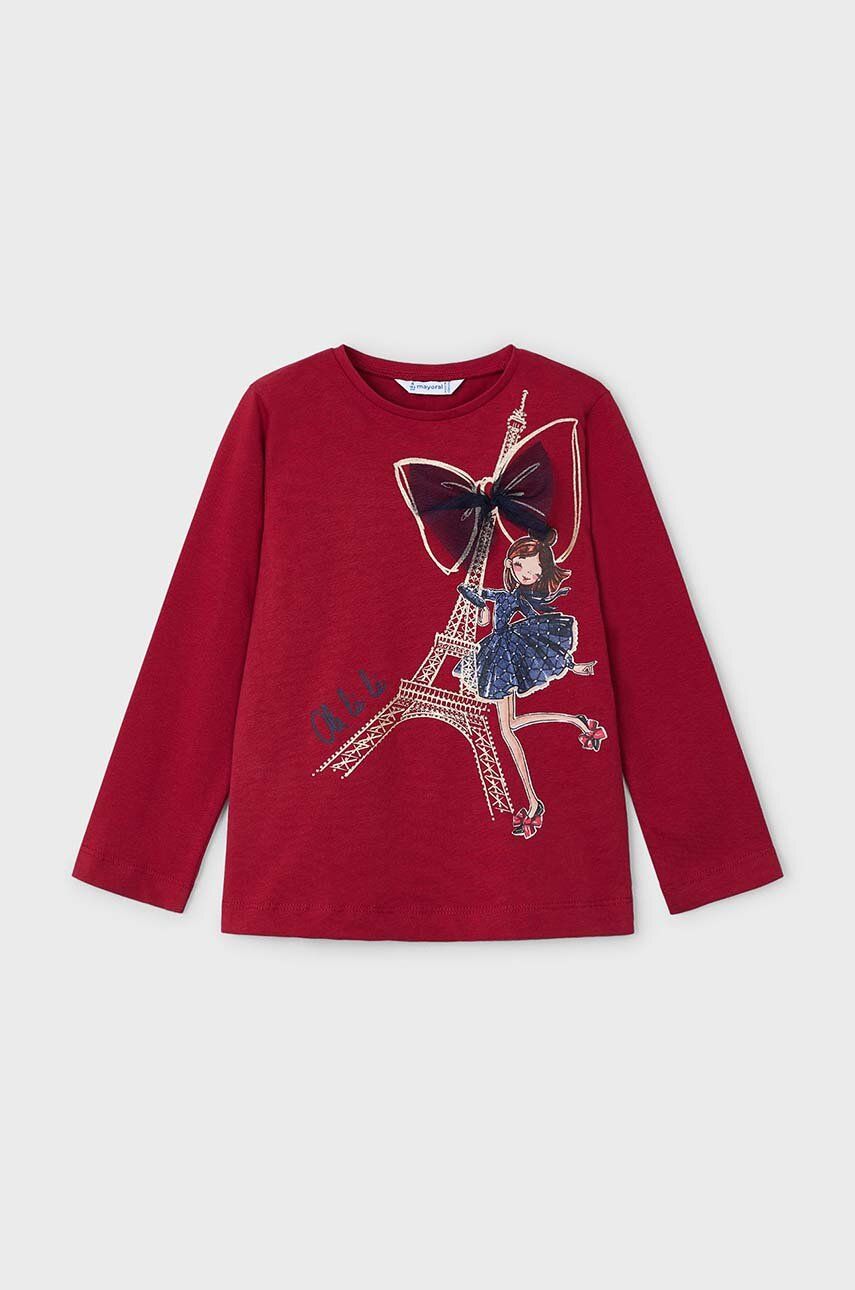 Mayoral longsleeve copii culoarea rosu, 4063