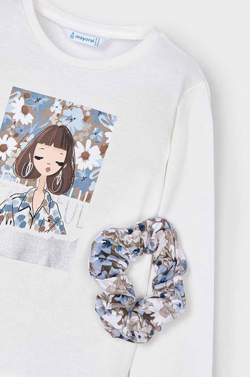 Хлопковый детский лонгслив Mayoral 4069