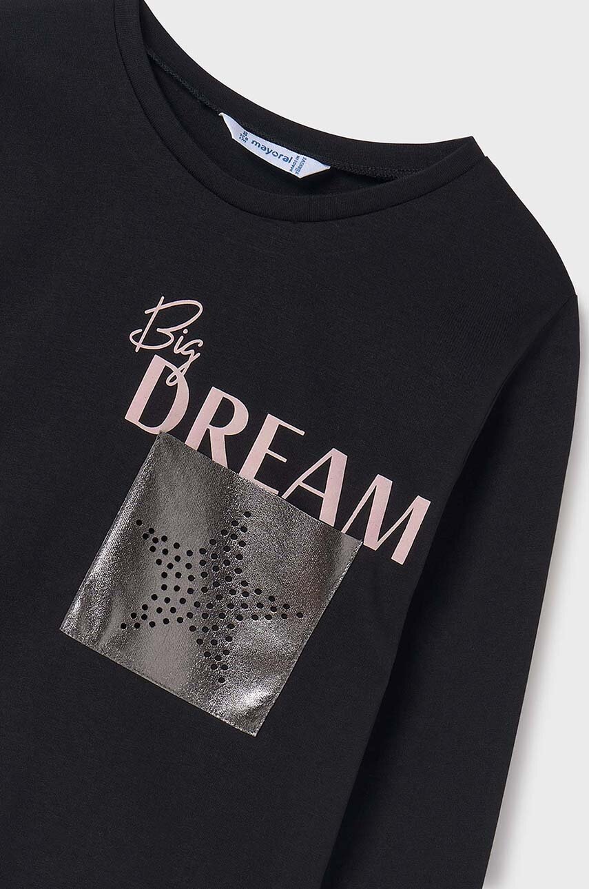 Детский лонгслив Mayoral цвет чёрный 7017