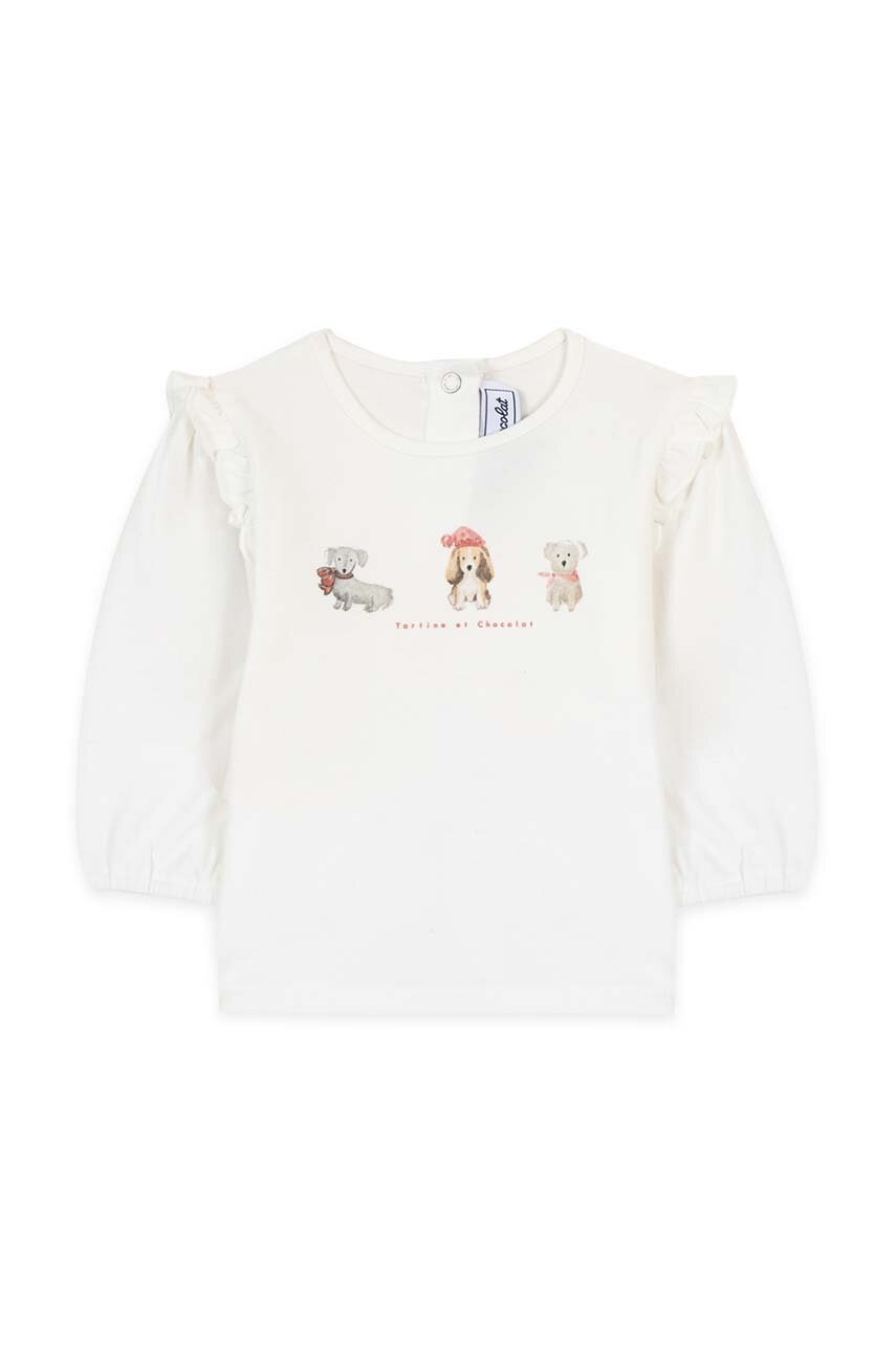 Детский лонгслив Tartine et Chocolat цвет оранжевый TZ10011