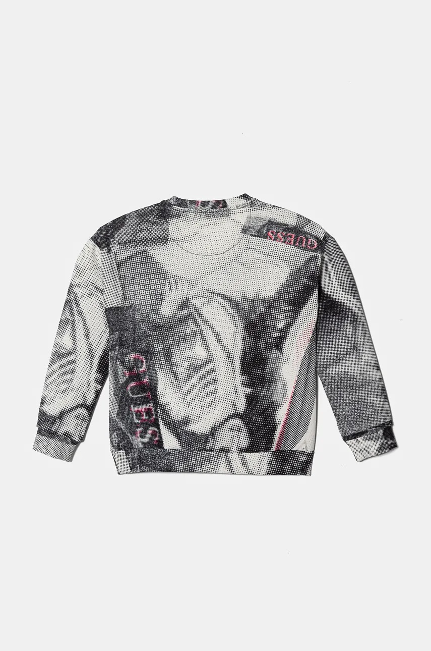 Детская кофта Guess цвет серый узор J4BQ07 KAZQ2
