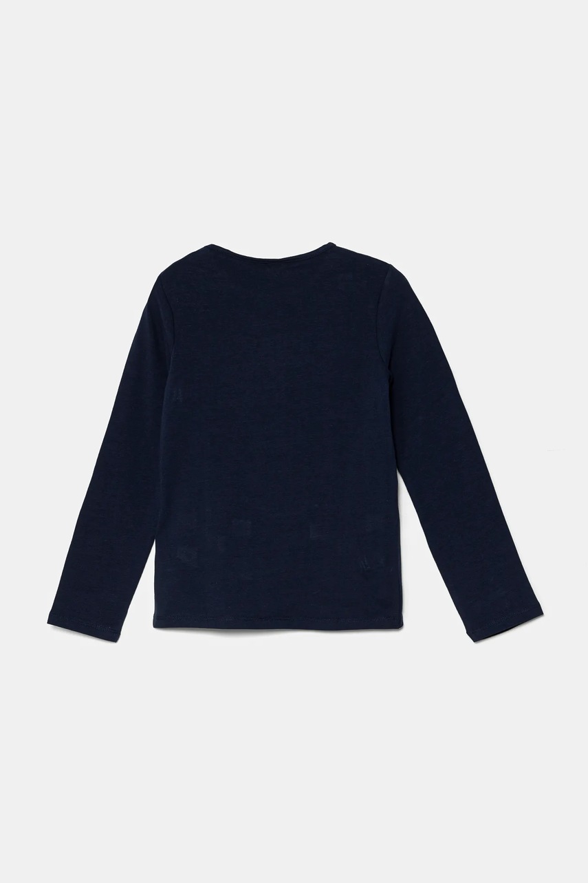 Дитячий лонгслів Guess колір синій K4BI16 J1314 Дитячий лонгслів Guess колір синій K4BI16 J1314