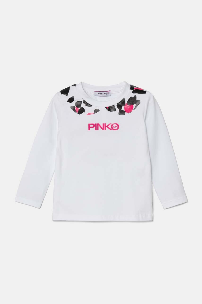 

Детска блуза с дълги ръкави Pinko Up в бяло F4PIBGTH195, Бял