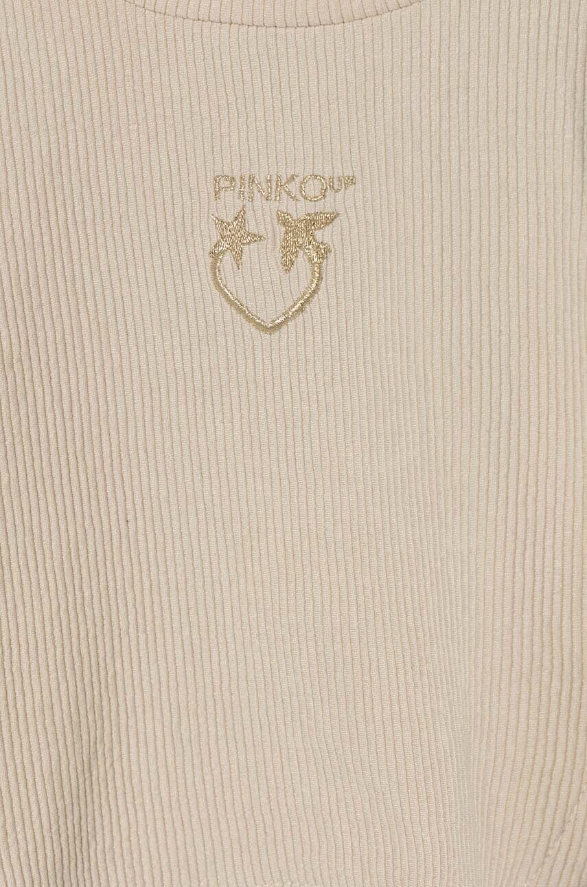 Pinko Up gyerek hosszúujjú bézs, félgarbó nyakú, F4PIBGTN148 termék 2. képe