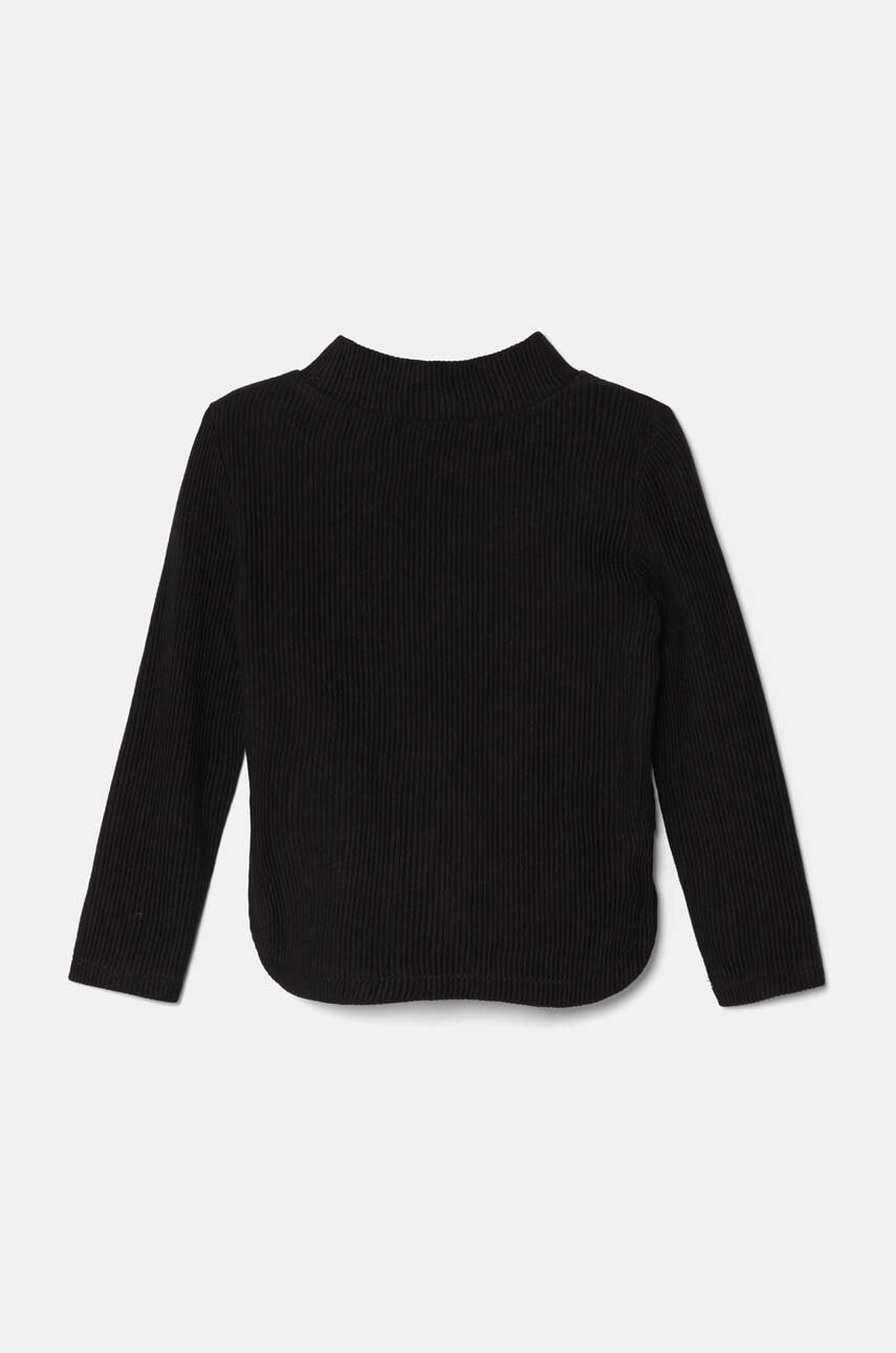 Детский лонгслив Pinko Up цвет чёрный с полугольфом F4PIBGTN148 Детский лонгслив Pinko Up цвет чёрный с полугольфом F4PIBGTN148