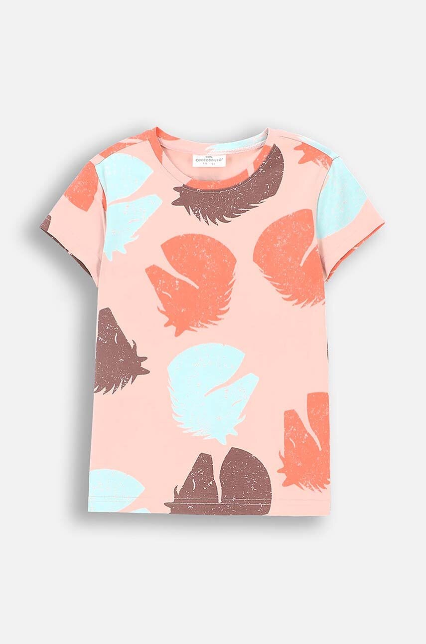Coccodrillo tricou copii culoarea roz, RODEO GIRL KIDS Coccodrillo tricou copii culoarea roz, RODEO GIRL KIDS