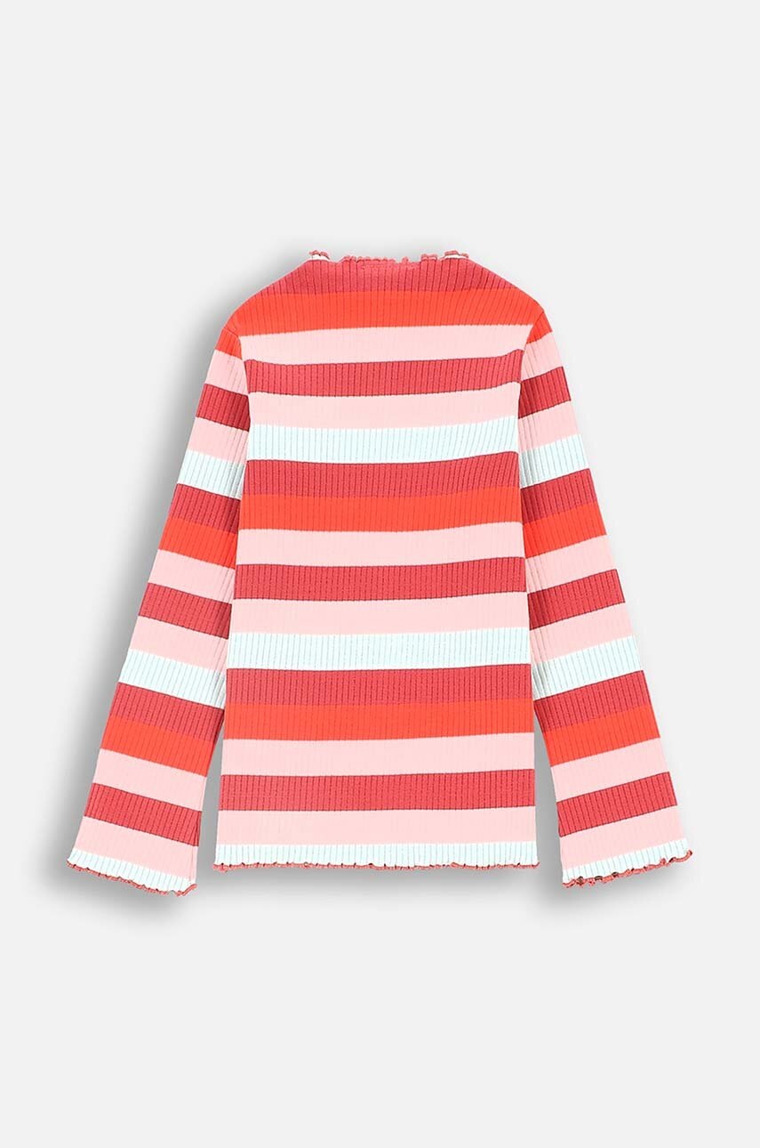 Дитячий лонгслів Coccodrillo півгольф RODEO GIRL KIDS