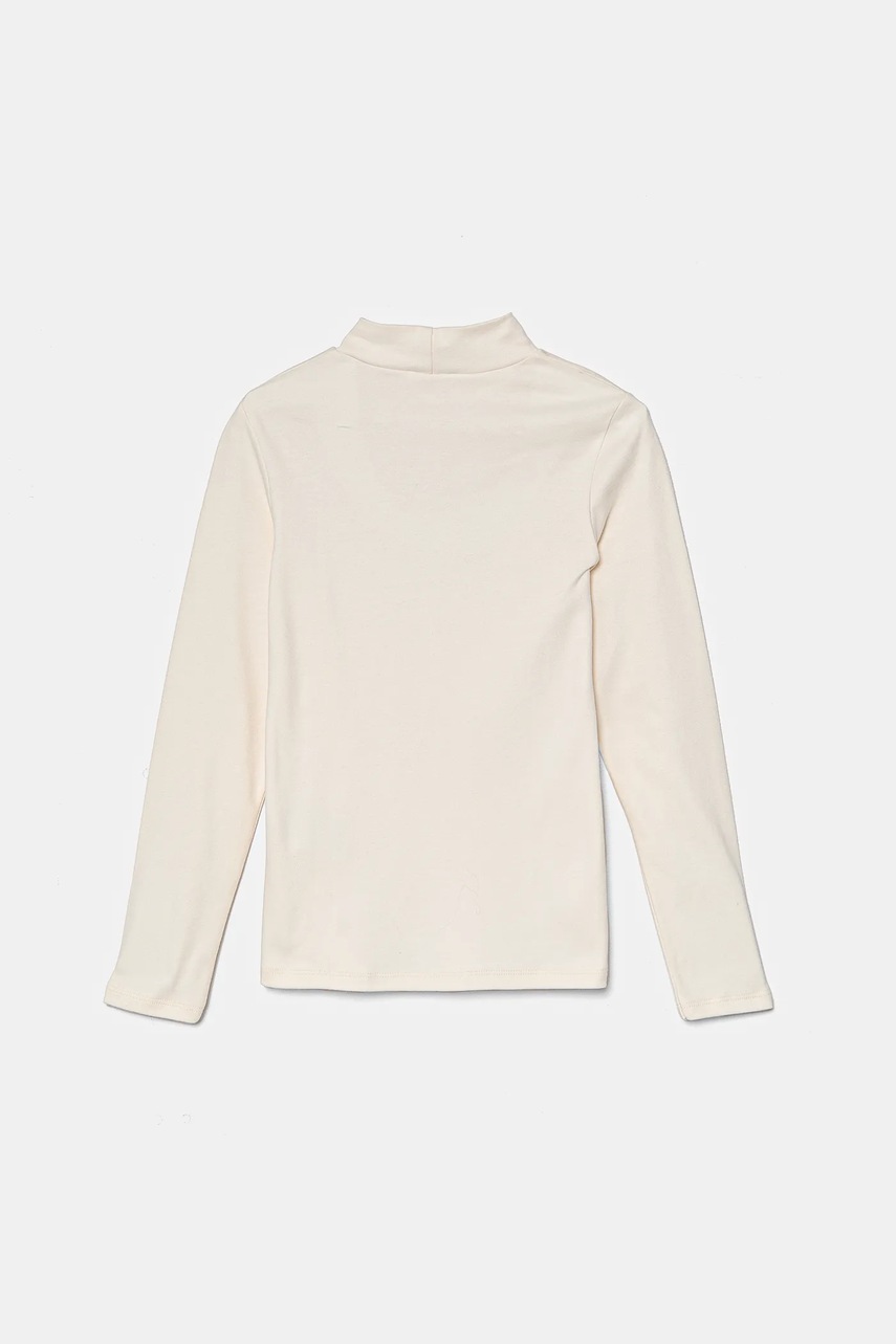 Хлопковый детский лонгслив United Colors of Benetton цвет бежевый 3AOUC201O Хлопковый детский лонгслив United Colors of Benetton цвет бежевый 3AOUC201O