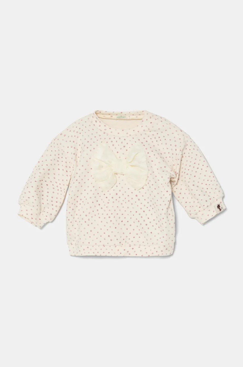 

Бебешка блуза United Colors of Benetton в бежово 36D3A105K, Бежов