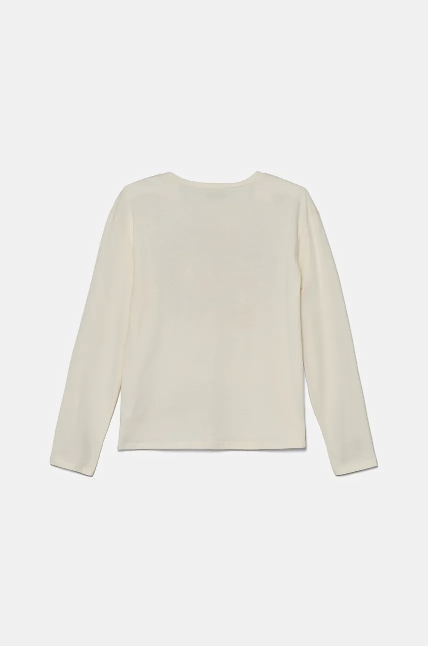 Лонгслив United Colors of Benetton цвет бежевый 3ATNC10LC