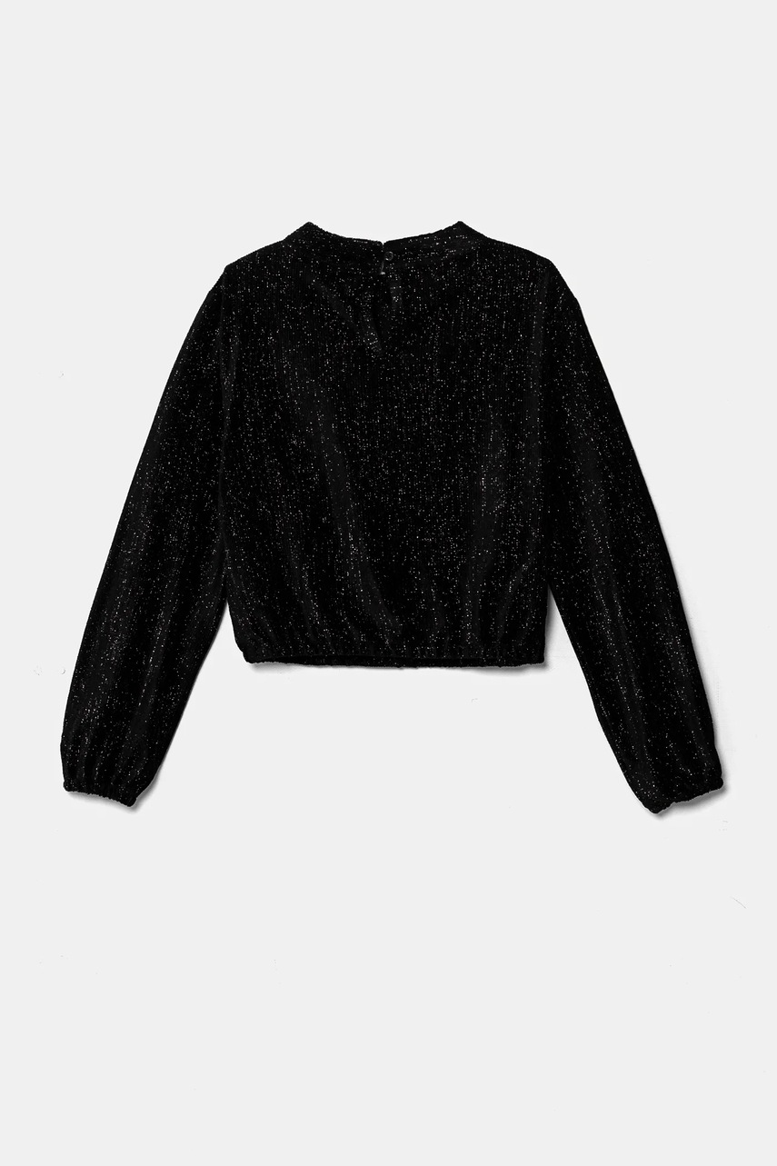 Детский лонгслив United Colors of Benetton цвет чёрный 3JTPC10L2