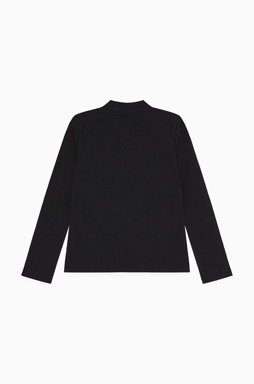 Детский лонгслив Patrizia Pepe J061 цвет чёрный с полугольфом 7M0748 в Черновцах Детский лонгслив Patrizia Pepe J061 цвет чёрный с полугольфом 7M0748 в Черновцах