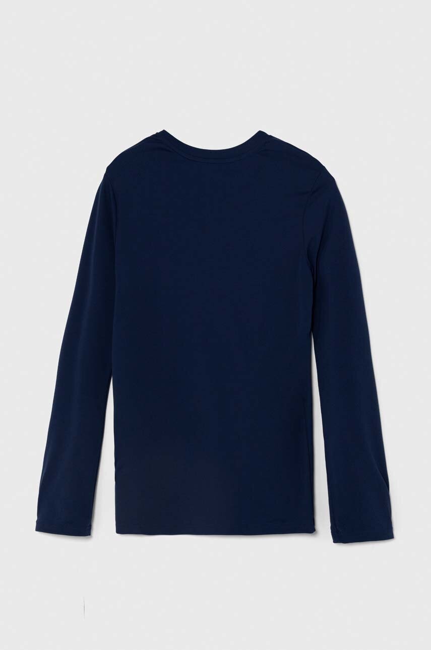 Детский лонгслив adidas Performance TEAM BASE TEE цвет синий с принтом GN5712 Детский лонгслив adidas Performance TEAM BASE TEE цвет синий с принтом GN5712