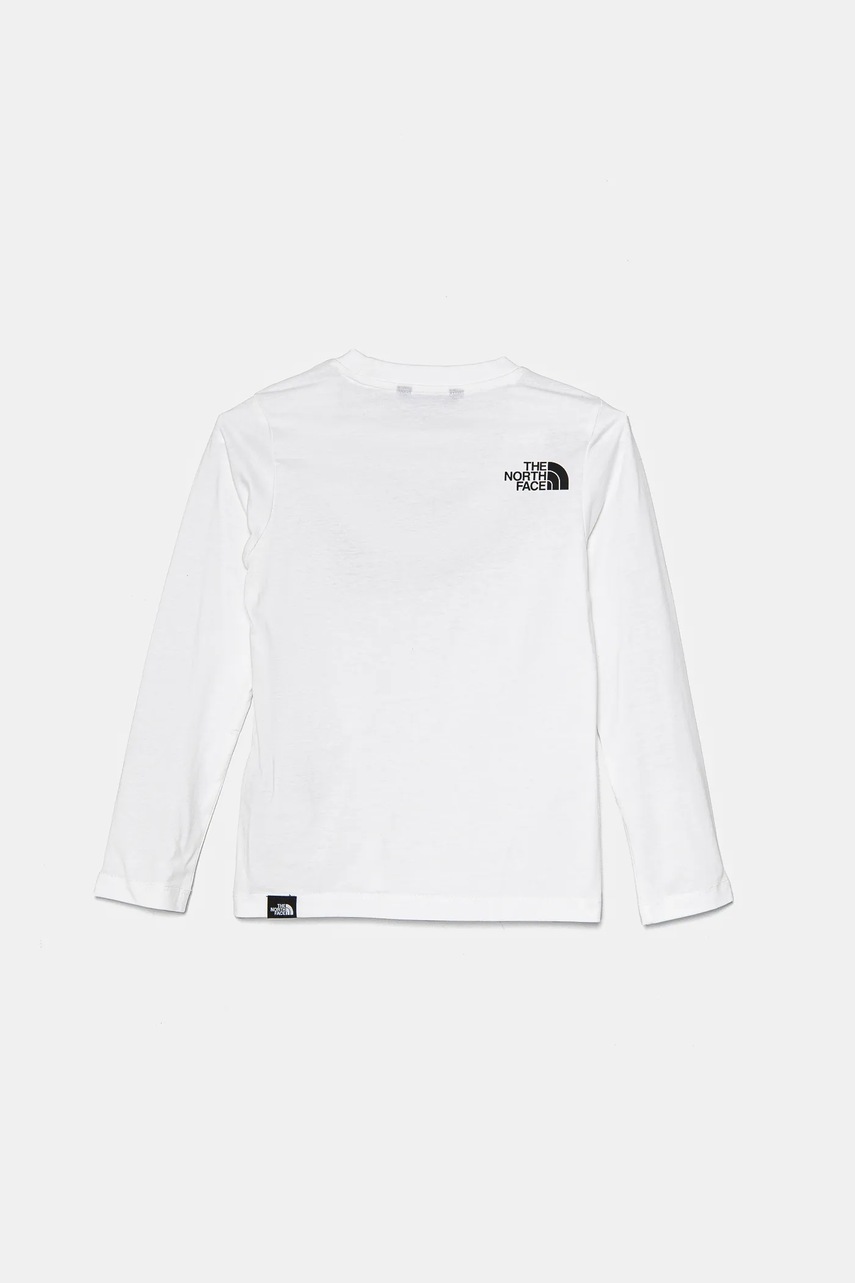 Дитячий лонгслів The North Face EASL/S TEE колір білий NF0A89J2FN41