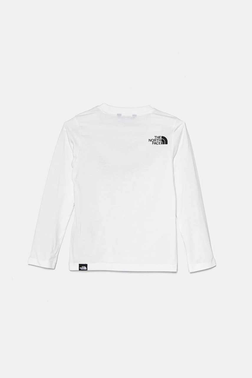 Дитячий лонгслів The North Face EASL/S TEE колір білий NF0A89J2FN41 в Луцьку Дитячий лонгслів The North Face EASL/S TEE колір білий NF0A89J2FN41 в Луцьку