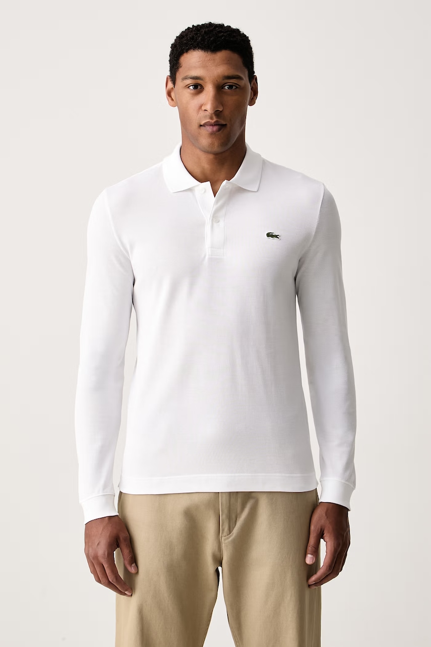 Lacoste longsleeve pentru bărbați din bumbac