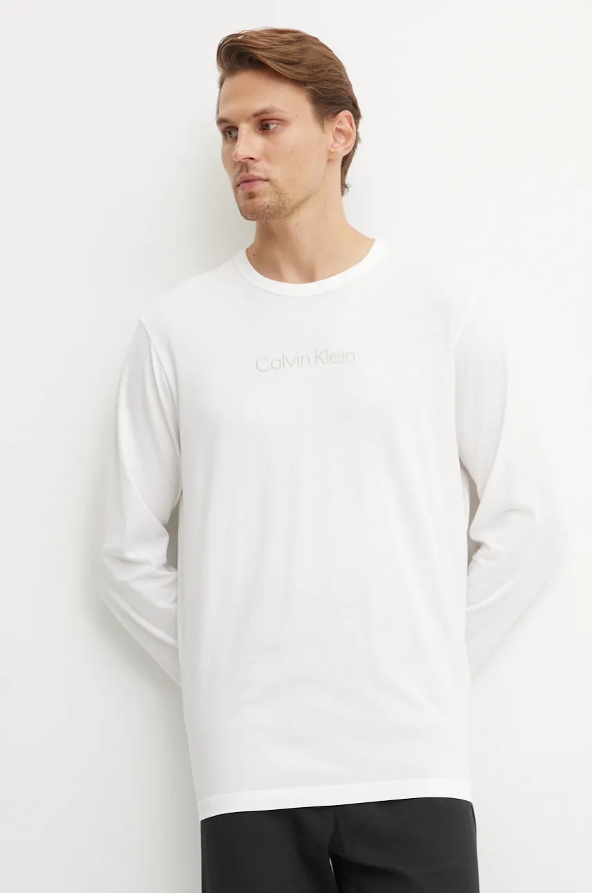 

Тениска Calvin Klein Underwear в бяло с изчистен дизайн 000NM2771E, Бял