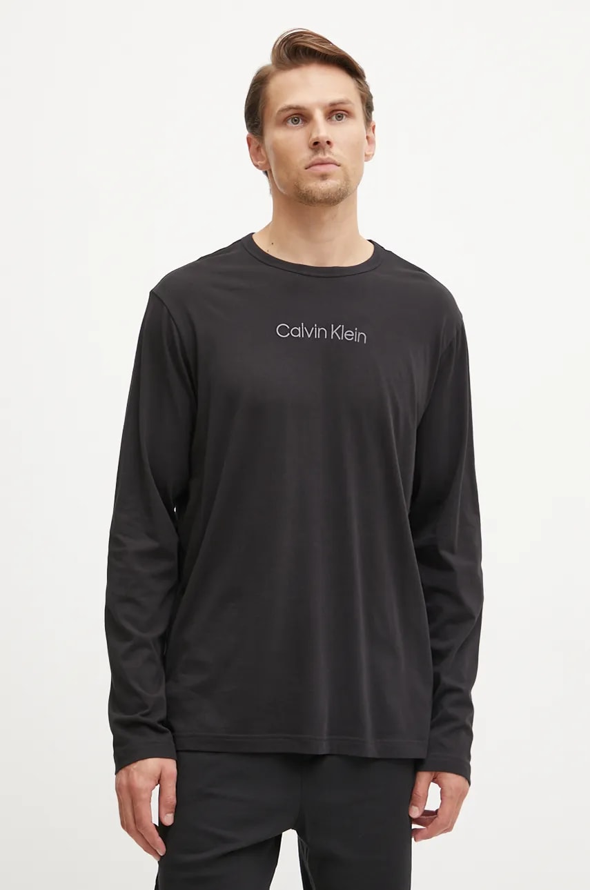 Levně Tričko Calvin Klein Underwear pánské, černá barva, 000NM2771E