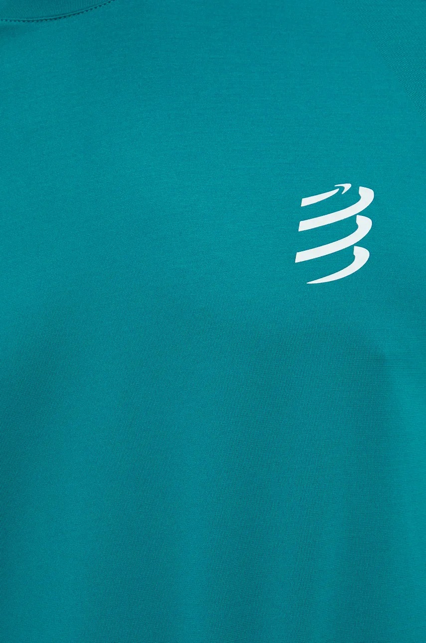 Μακρυμάνικο μπλουζάκι για τρέξιμο Compressport Performance χρώμα: πράσινο, ATSM4946 φωτογραφία