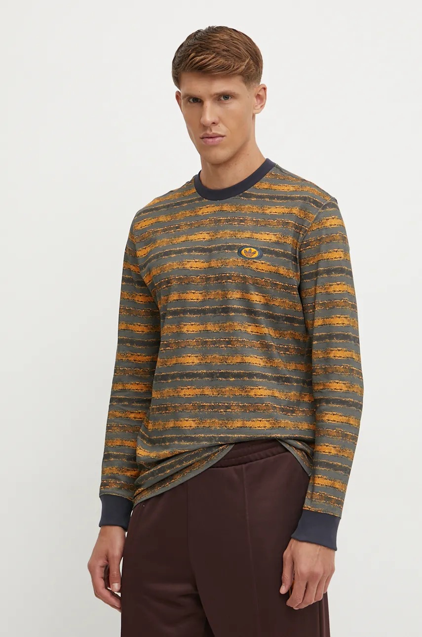 adidas Originals longsleeve barbati, culoarea gri, modelator, JL6154