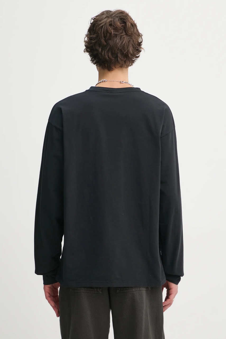 Βαμβακερή μπλούζα με μακριά μανίκια Won Hundred χρώμα: μαύρο, 3301-12063 φωτογραφία