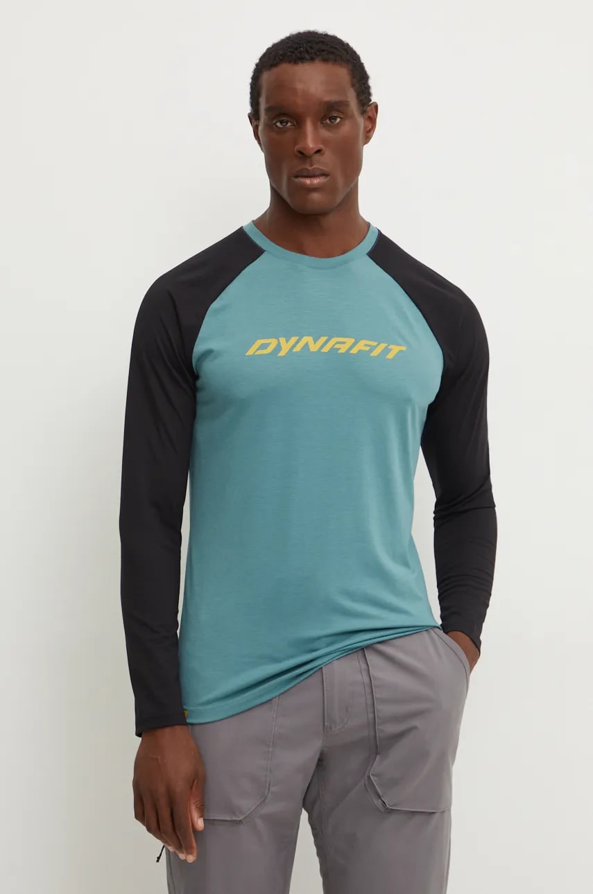 Dynafit longsleeve sport 24/7 culoarea verde, modelator, 08.0000070956 Dynafit longsleeve sport 24/7 culoarea verde, modelator, 08.0000070956