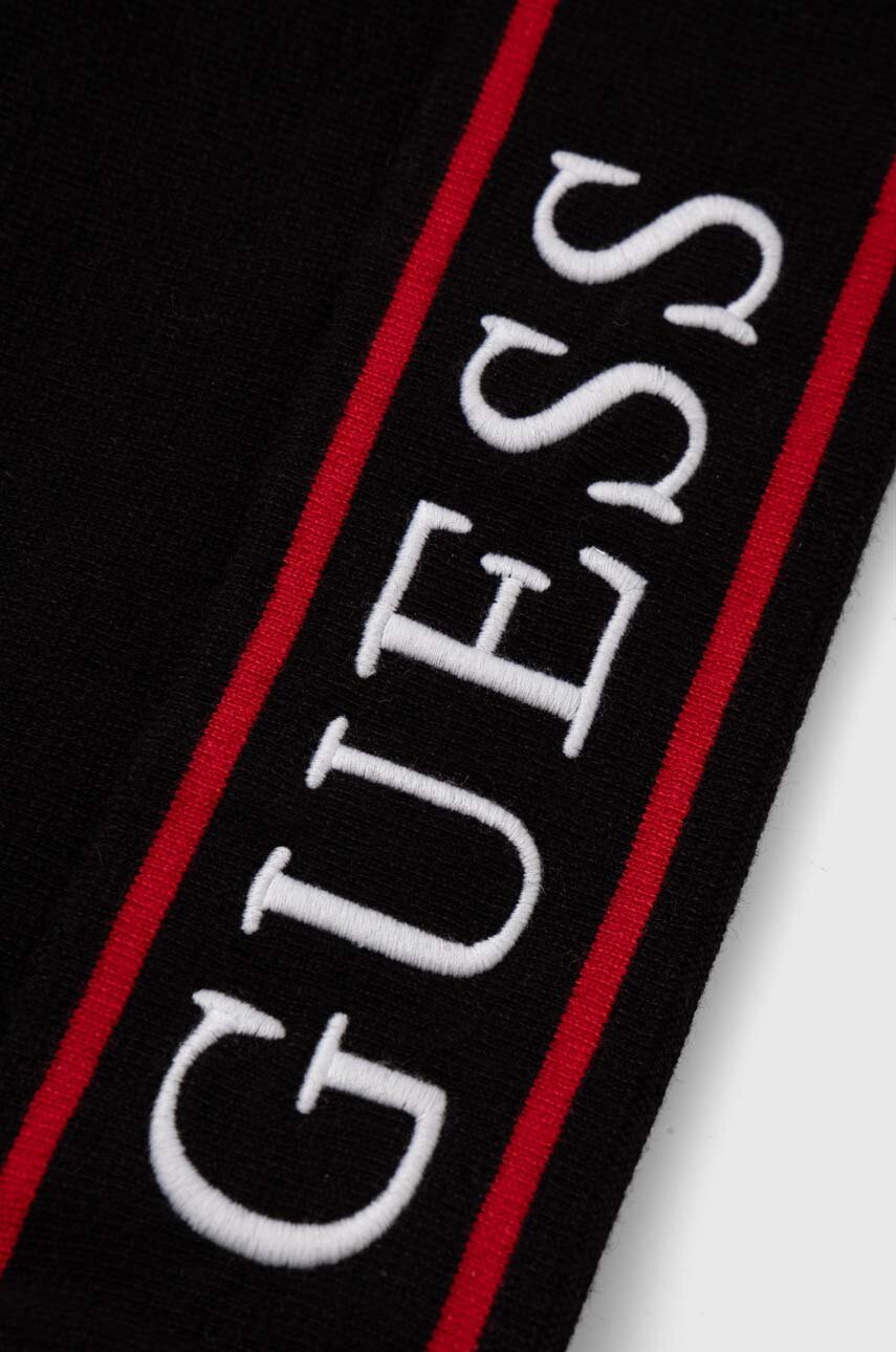 Дитяча шапка Guess колір чорний з тонкого трикотажу L4YZ00 Z3GW0 Дитяча шапка Guess колір чорний з тонкого трикотажу L4YZ00 Z3GW0
