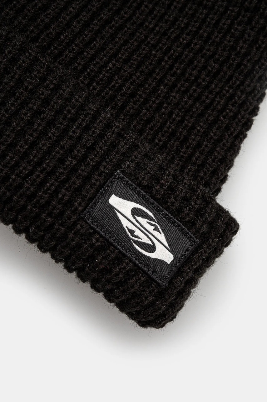 Детская шапка Quiksilver TOFINO BEANIE цвет чёрный из толстого трикотажа EQBHA03079 Детская шапка Quiksilver TOFINO BEANIE цвет чёрный из толстого трикотажа EQBHA03079