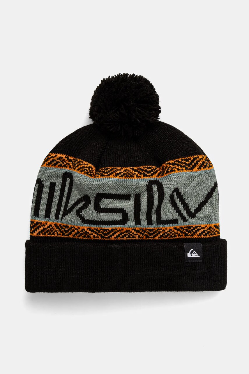 Quiksilver caciula copii SUMMIT BEANIE culoarea negru, EQBHA03082 Quiksilver caciula copii SUMMIT BEANIE culoarea negru, EQBHA03082