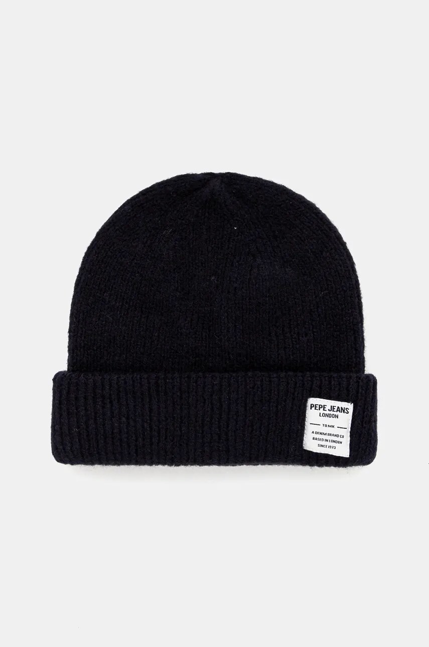 Pepe Jeans caciula WEST HAT culoarea albastru marin, PB040315