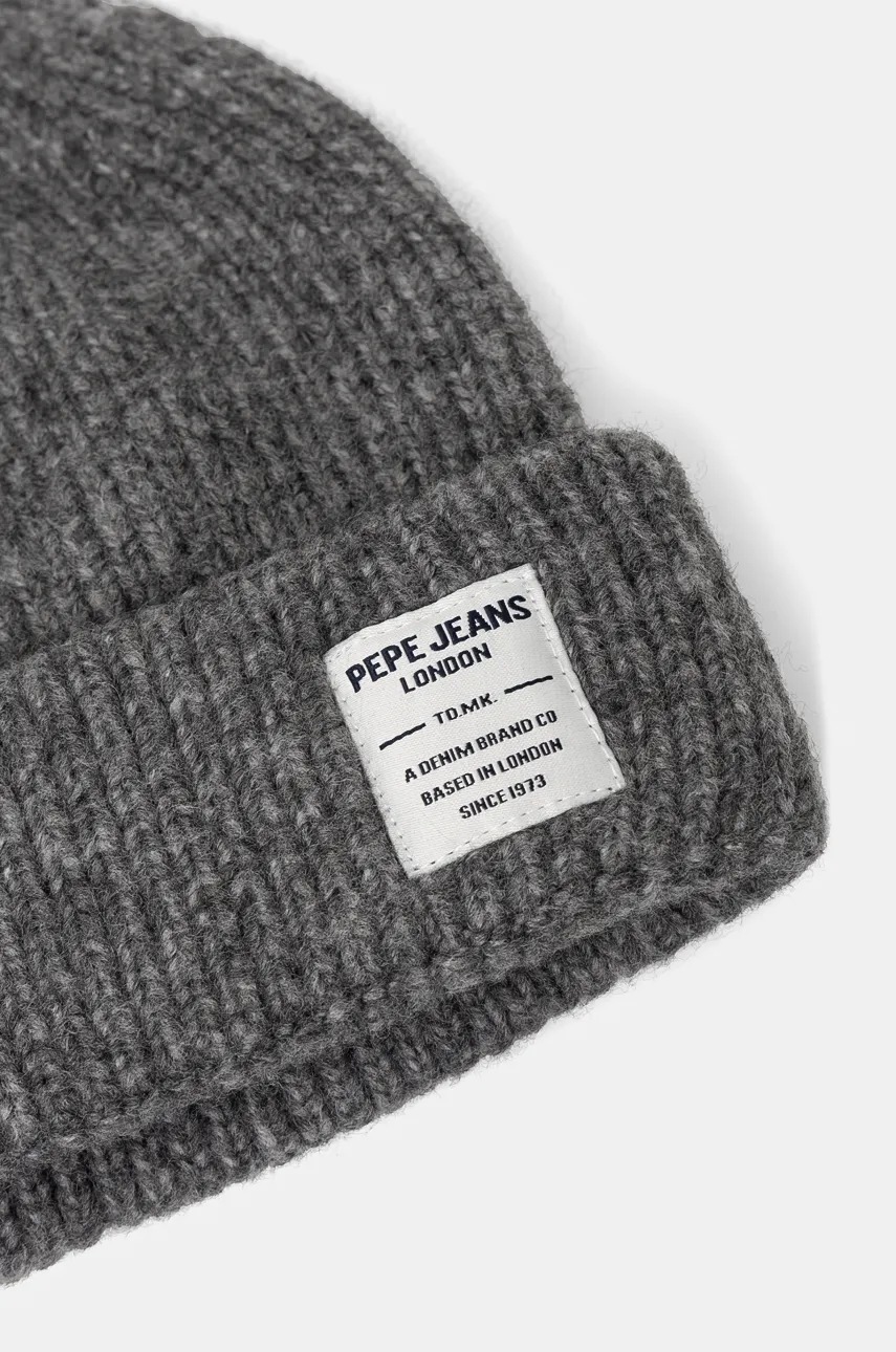 Шапка Pepe Jeans WEST HAT цвет серый  PB040315