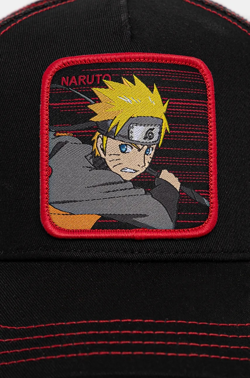 Детская кепка Capslab Naruto Capslab Trucker цвет чёрный с аппликацией CL.NS.3.NAR2 Детская кепка Capslab Naruto Capslab Trucker цвет чёрный с аппликацией CL.NS.3.NAR2