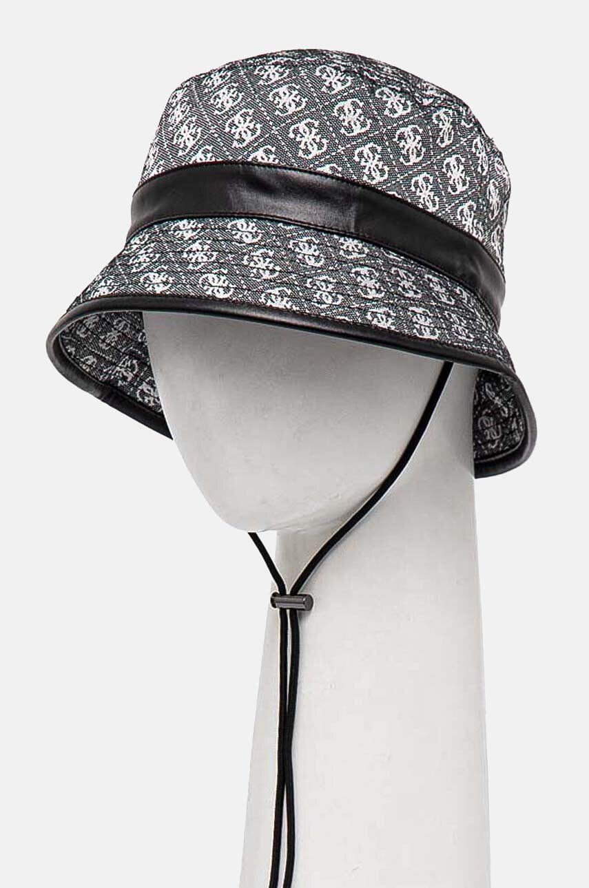 Levně Klobouk Guess černá barva, AW5156 POL03