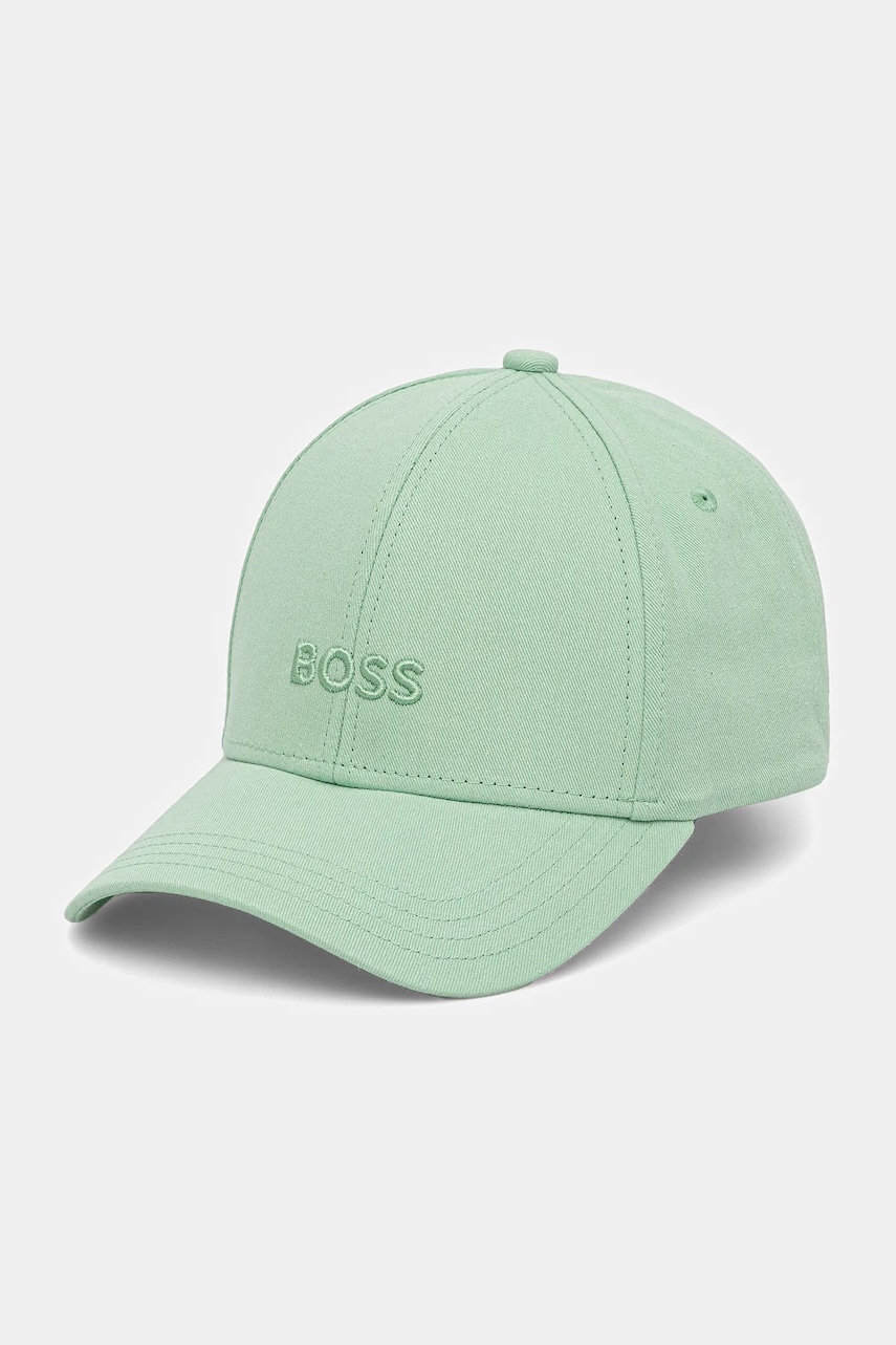 BOSS șapcă de baseball din bumbac culoarea negru, cu imprimeu, 50519889