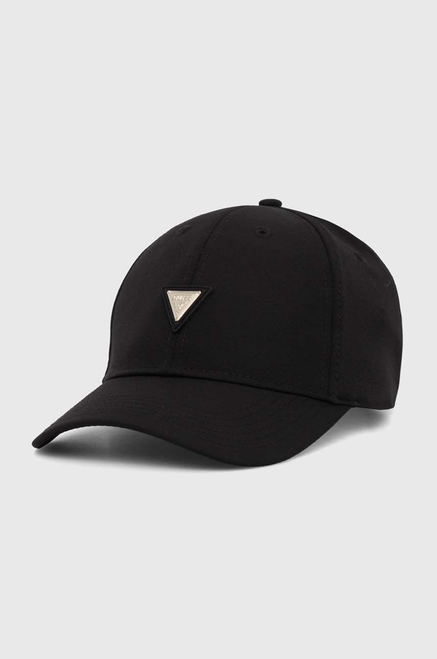 Levně Kšiltovka Guess NOMIE černá barva, s aplikací, V4YZ01 WG982