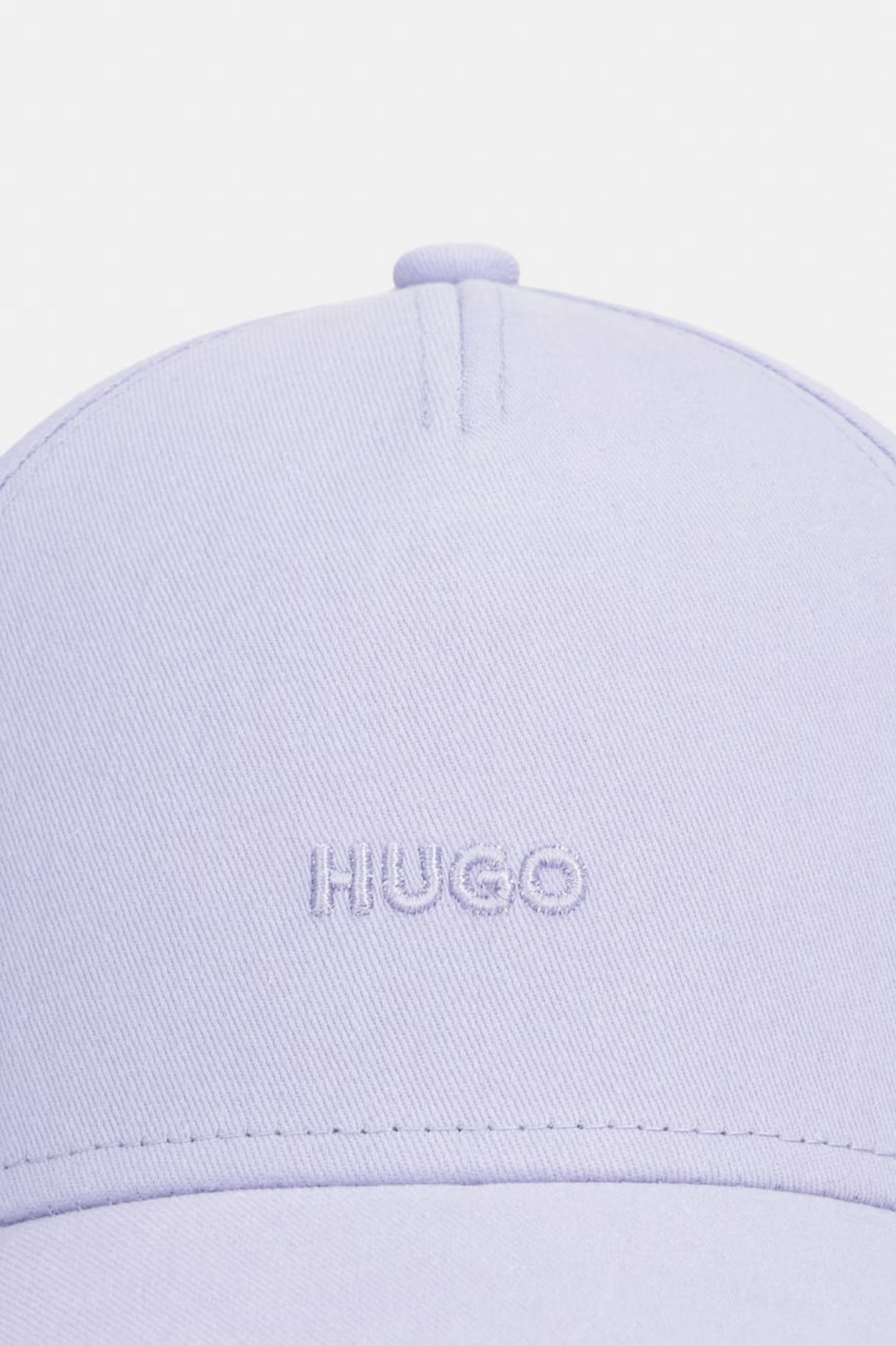 HUGO čiapka so šiltom dámska bavlnená Cara