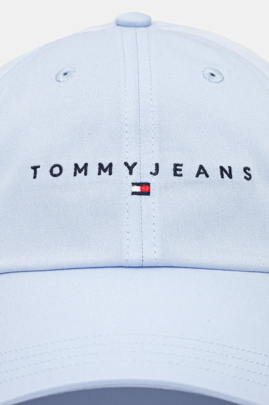 Хлопковая кепка Tommy Jeans с аппликацией AW0AW16868 Хлопковая кепка Tommy Jeans с аппликацией AW0AW16868