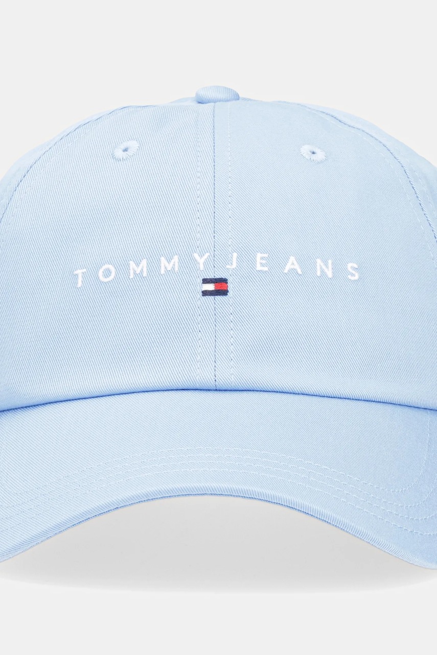 Хлопковая кепка Tommy Jeans с аппликацией AW0AW16868 Хлопковая кепка Tommy Jeans с аппликацией AW0AW16868