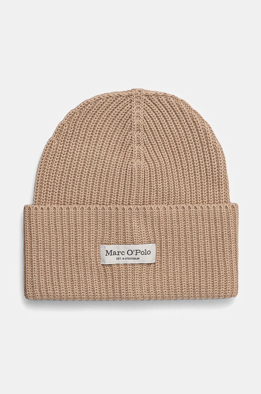 Marc O\'Polo căciulă culoarea bej, bumbac, 409605901141