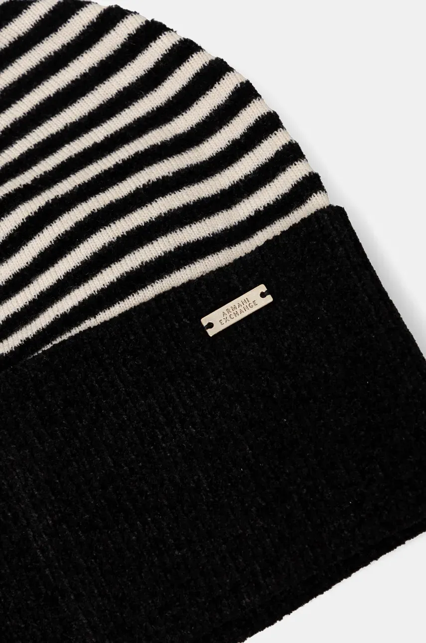 Шапка Armani Exchange цвет чёрный 944661 4F303 Шапка Armani Exchange цвет чёрный 944661 4F303