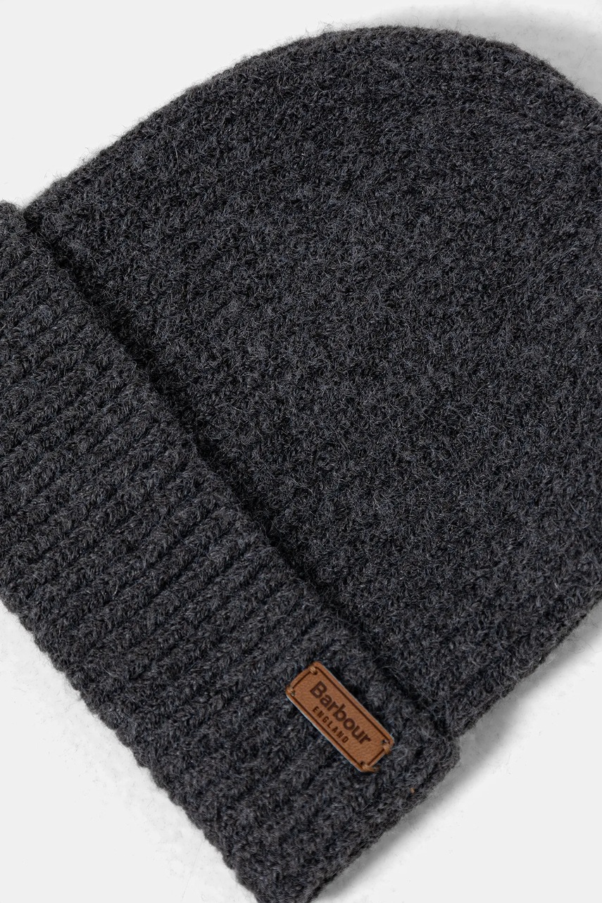 Σκούφος και κασκόλ Barbour χρώμα: τιρκουάζ, LGS0094 φωτογραφία