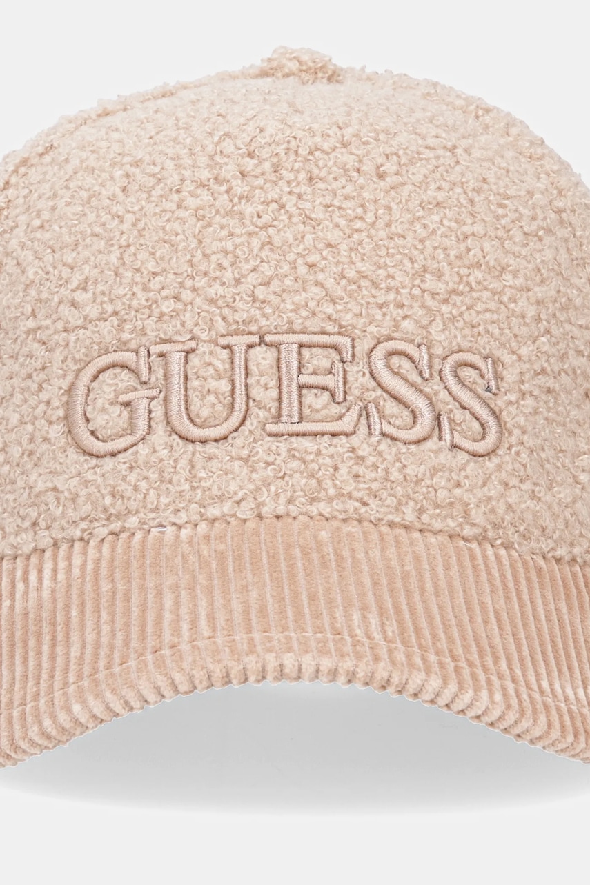 Кепка Guess цвет бежевый однотонная AW5183 POL01 Кепка Guess цвет бежевый однотонная AW5183 POL01